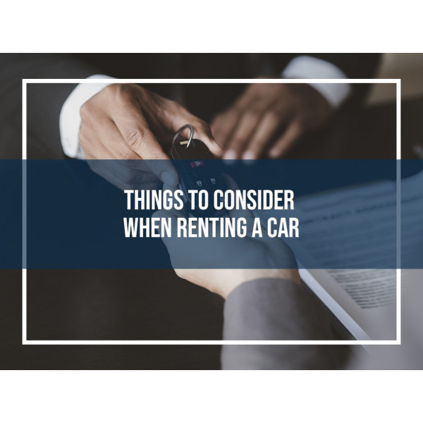 Things to Consider When Renting a Car image